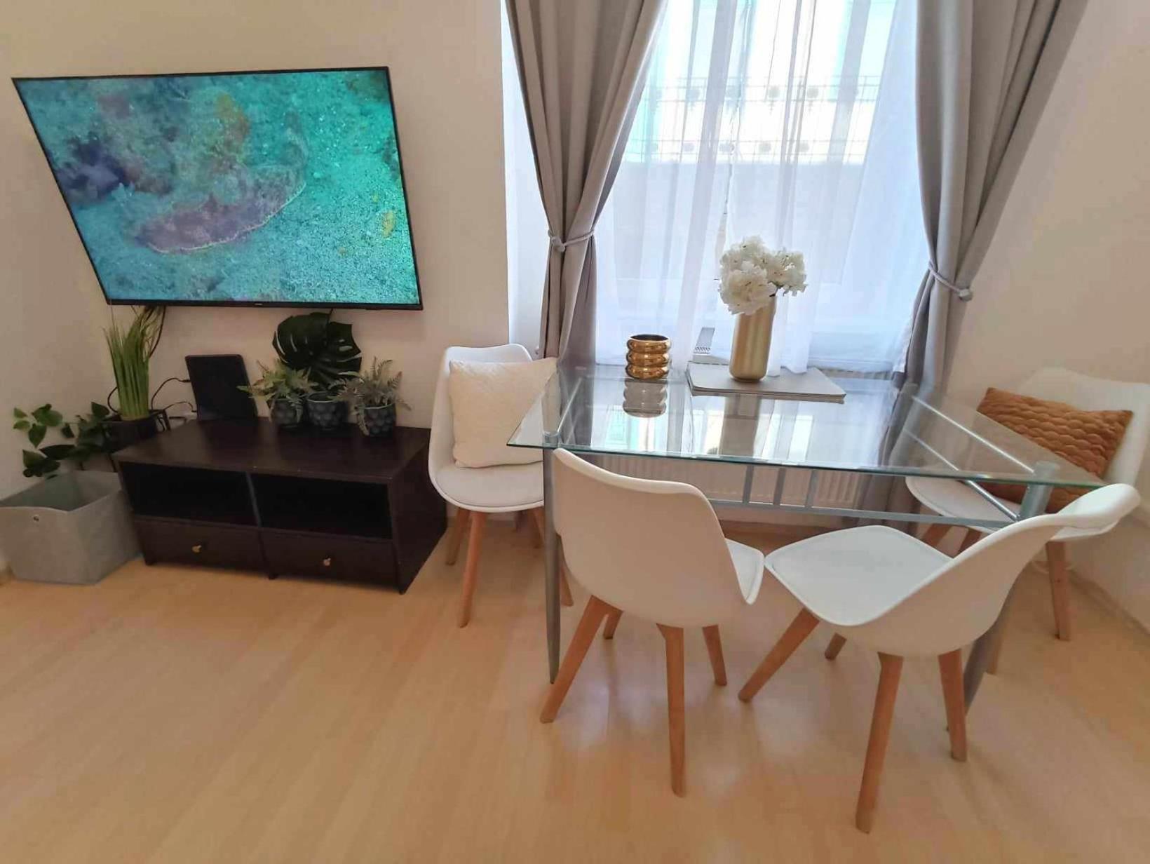 Trendy 2 Room Flat, Next To Corvin Mall Free Huge Garage! Ac,Dishwasher,Washmachine, Smart Tv بودابست المظهر الخارجي الصورة